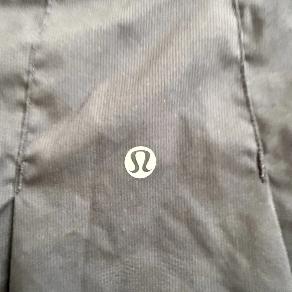 Lululemon Women’s Black Full Zip Athletic Jacket Mesh Vent Running Training 8